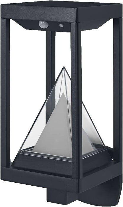 LEDVANCE SMART+ ALPS Outdoor Bluetooth Solar Light with Sensor, Warm White Light (3000K) and Colourful, No Power Supply, Up to 2.5 Hours at 100% Light, Rechargeable with USB-C Cable, IP44