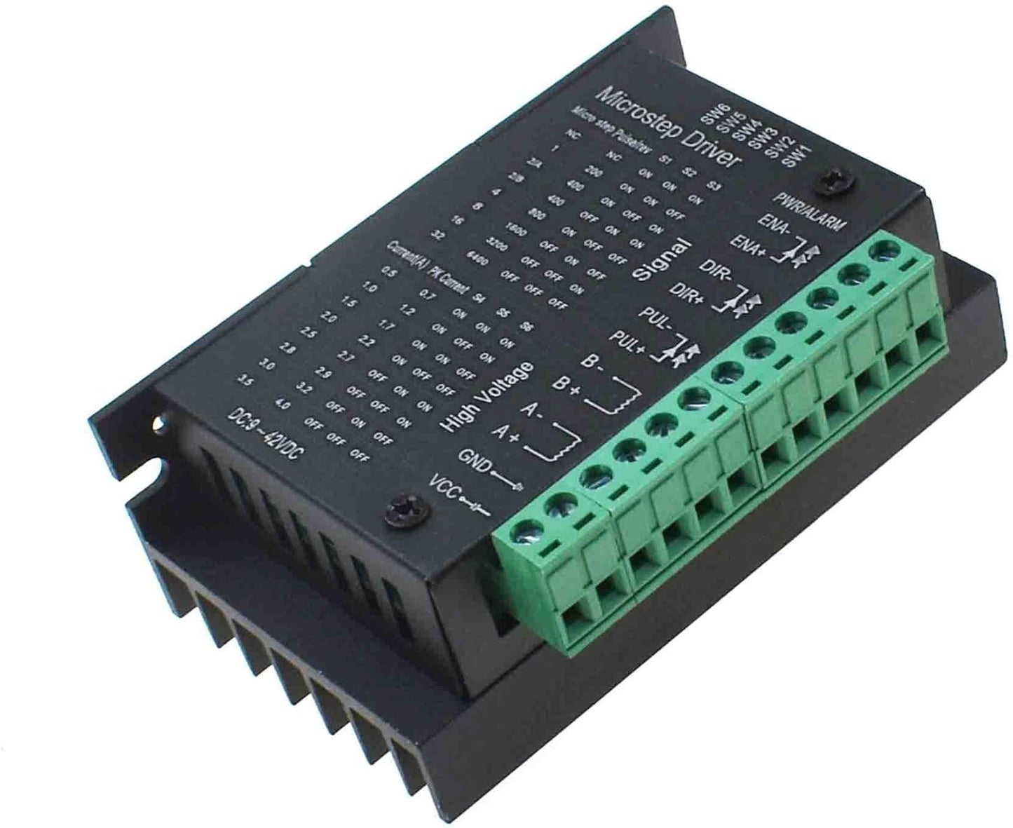 Madifei AU 2pcs TB6600 4A 9-42V CNC Controller Stepper Motor Driver for Single Axis Two-Phase Hybrid Stepping Motor