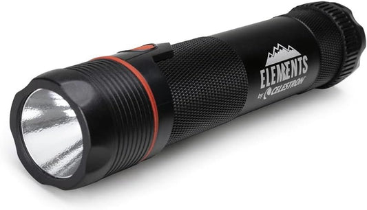 Celestron – Elements ThermoTorch 3 Astro Red – Lithium-Ion Battery Red LED Flashlight – 3-in-1 Tactical Flashlight – Ergonomic Hand Warmer and USB Power Bank – Rechargeable Flashlight