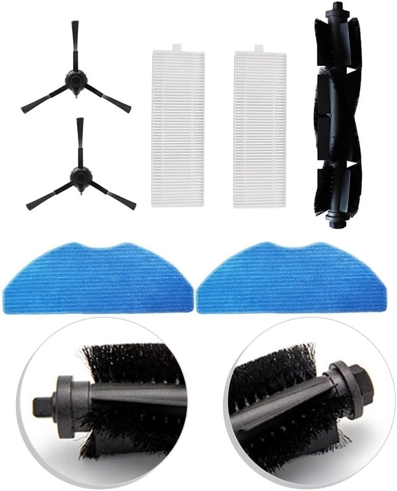Cleaning Essentials - Set di spazzole principali, filtri e spazzole laterali per aspirapolvere Polaris PVCRDC 6002