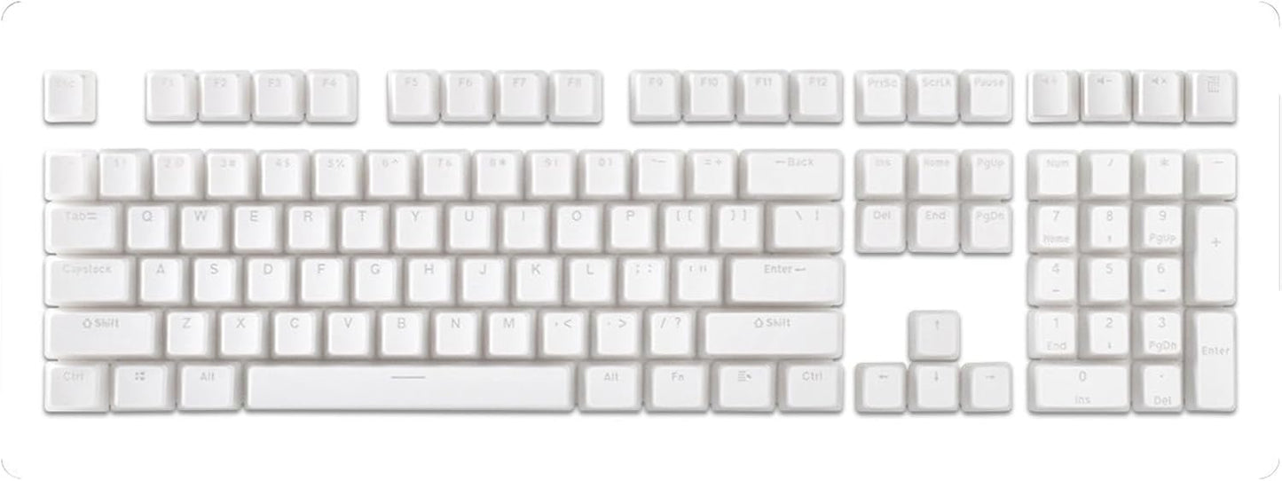 Keycaps Set, Backlit Keycaps, 7.87x7.09x1.18 Inches Pbt Material, Aesthetic Mechanical Keyboard Replacement Kit for Streamers, Typing Enthusiasts and Setup