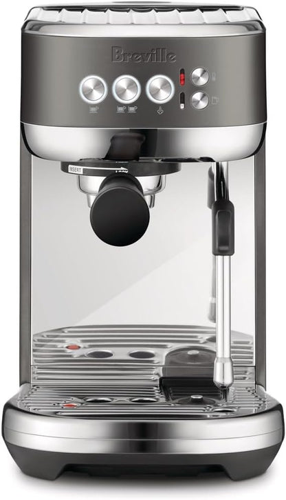 Breville the Bambino Plus Espresso Machine with Auto Milk Frother, Espresso Maker with Seconds Heat Up, Cappuccino & Latte Machine for Home, BES500BST, Black Stainless Steel