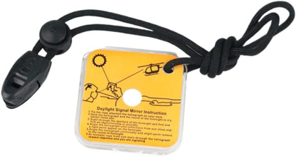 BRIGHTFUFU 3pcs Retroreflector Survival Mirror Outdoor Camping Essential Signal Transmission Tool Reflective