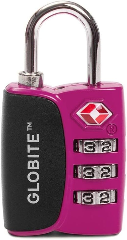 Globite TSA Combination Lock 1pk, Pink