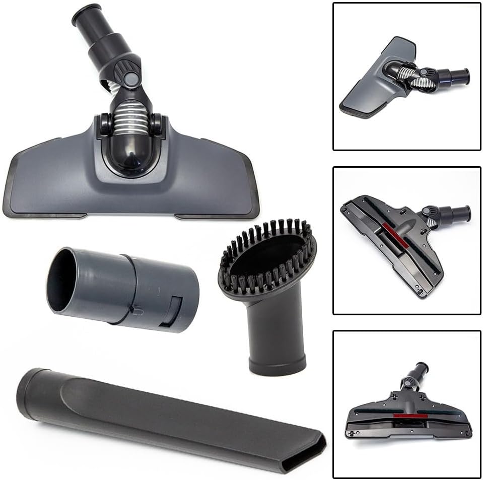 Essential Cleaning Accessories - Spazzola di ricambio per pavimenti e adattatore di aspirazione per aspirapolvere YTWO (C)