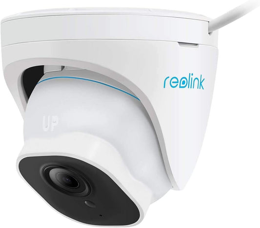 Reolink 4K Ultra HD PoE Outdoor Security Camera with Human/Vehicle Detection, IP66 Weatherproof, Time Lapse, 256GB microSD Storage for 24/7 Recording (not Included), RLC-820A