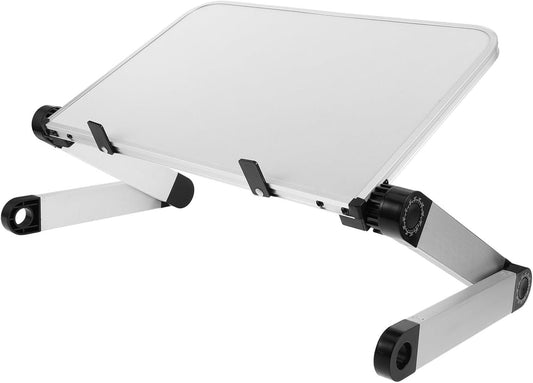 COMNESTBI Adjustable Laptop Stand for Desk Ergonomic Riser Heat Dissipation Space-Saving Design for Laptops and Tablets for Use Enhanced Workspace Organization