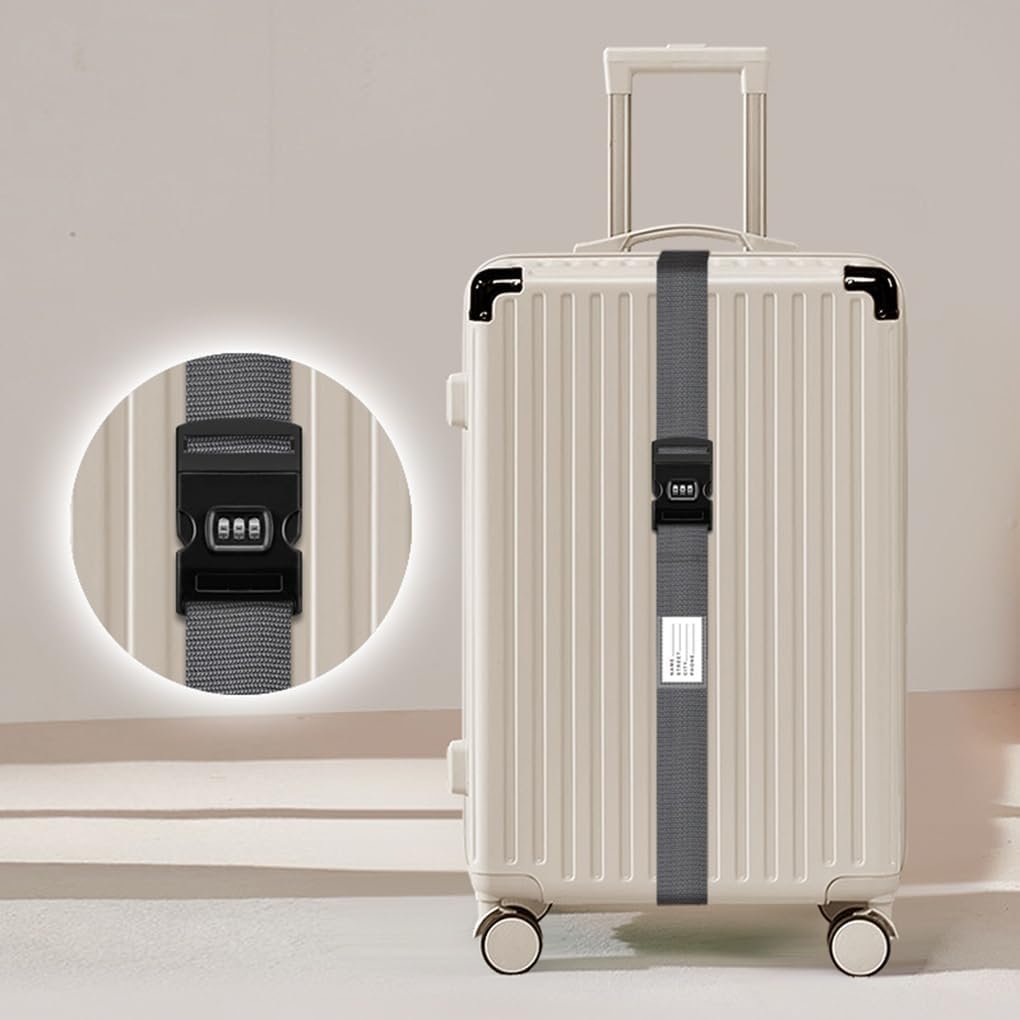 Hi.FANCY 3pcs Straps to Travel Luggage Straps 3pieces Luggage Security Straps Suitcases Straps Luggage Straps Suitcases to 34, Orange, 5cm*200cm