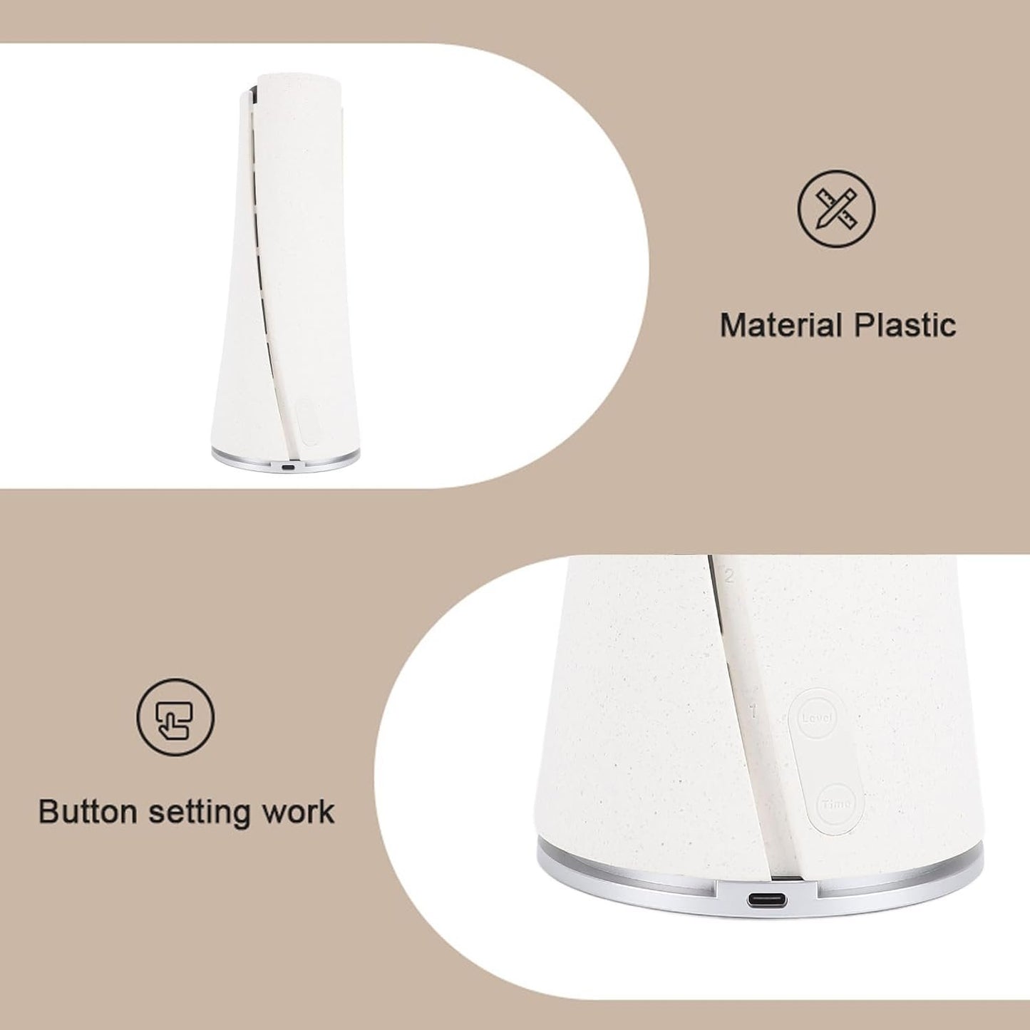 100ml Essential Oil Diffuser for Home, 200-300 m ³ Premium Cool Mist Air Desk Humidifier for Bedroom Large Room Office, with Timer APP Control