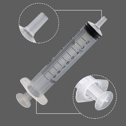 30 Pcs 10ml Plastic Syringe with Measurement, Without Needle, Suitable for Feeding Pets Watering Refilling(10ml,30pcs)