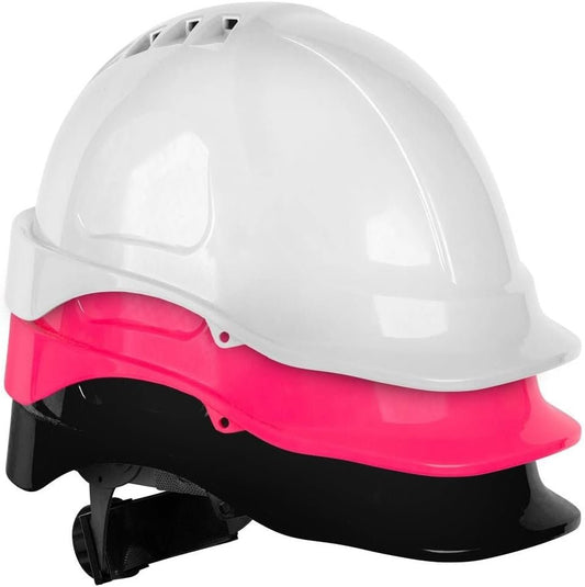 BAD WORKWEAR Unisex Hard Hat â€“ Durable and Reliable Black Safety Helmet | Made from High-Quality Material | Ideal for Protection During Construction & Worksite Activities | One Size Fits All | Black