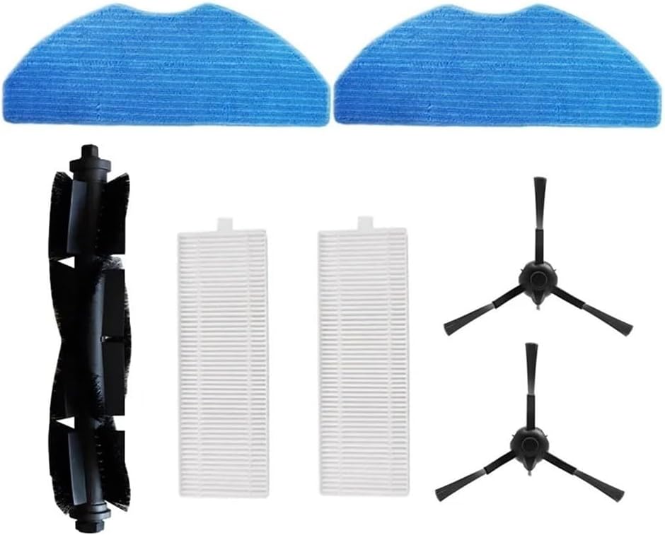 Cleaning Essentials - Set di spazzole principali, filtri e spazzole laterali per aspirapolvere Polaris PVCRDC 6002