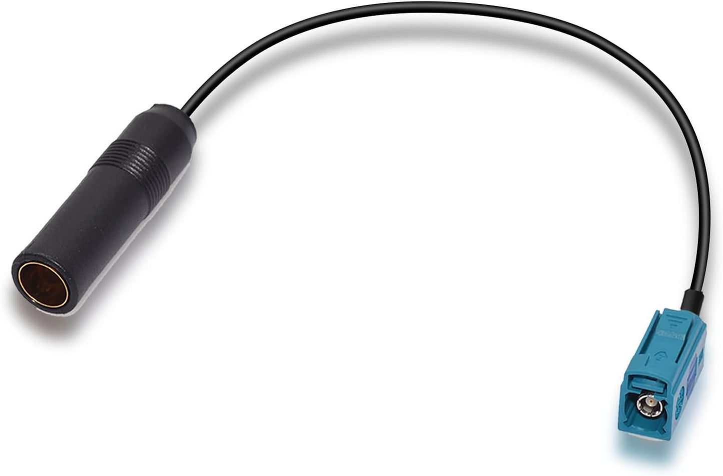 Bingfu Universal Car Radio Antenna Connector Adapter Fakra Z Socket to DIN Socket 30 cm for HD Stereo Main Unit Multimedia Receiver CD