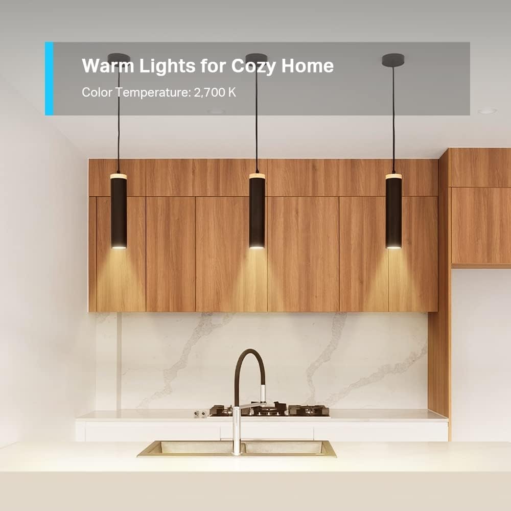 TP-Link Tapo Smart Wi-Fi Spotlight, Warm Light, Dimmable - GU10, 3.7W, No Hub Required, Works with Amazon Alexa and Google Home, Remote Control, Energy Class A+ (Tapo L610(4-pack)) | AU Version |