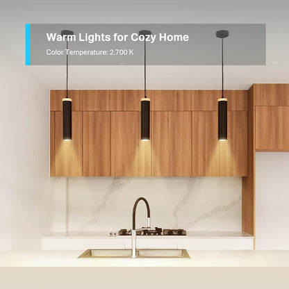 TP-Link Tapo Smart Wi-Fi Spotlight, Warm Light, Dimmable - GU10, 3.7W, No Hub Required, Works with Amazon Alexa and Google Home, Remote Control, Energy Class A+ (Tapo L610(4-pack)) | AU Version |