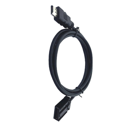 QMQJIA Automotive Entertainment Systems Cable 19Pin to 19Pin Male Converter Cord Dedicated Cable for Car Gaming Streaming