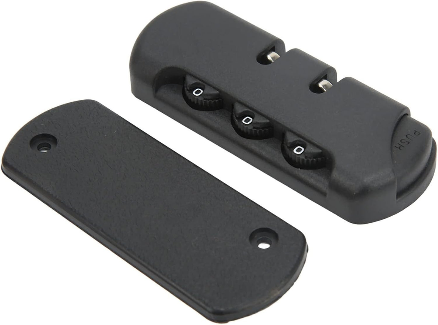 High Security Luggage Password Lock with 3 Digit Combination Frosted Texture Sturdy Zinc Alloy Design for Suitcases Tool Boxes Travel Cases