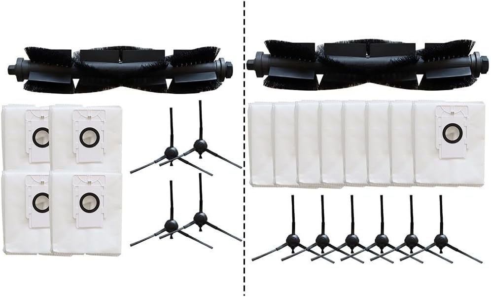 Cleaning Essentials for Verefa L11 Pro - Spazzola laterale principale e sacchetti per la polvere (B)
