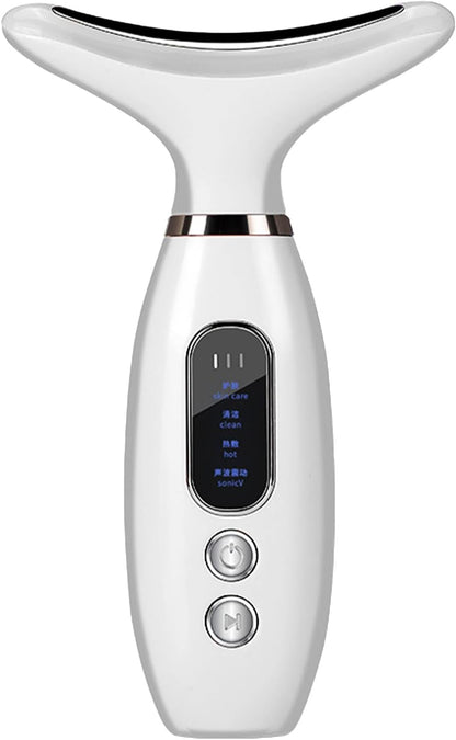 Face and Neck Massager, Neck Tightening Device, Electric Facial Massager, Neck Tightening Device, Face Neck Massager, Skin Care Tool for Women