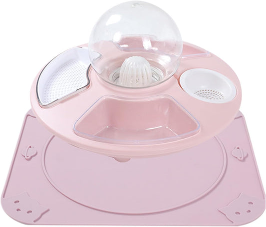 Cat Food Bowl | Kitten Watering Bowl,Kitten Feeder Multifunctional for Home, Anti-Slip Pet Feeding Watering Dish