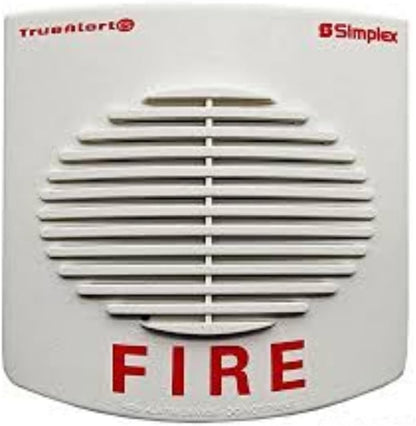 Simplex 49AO-WWF Wall Mount Addressable Electronic Horn, White Fire