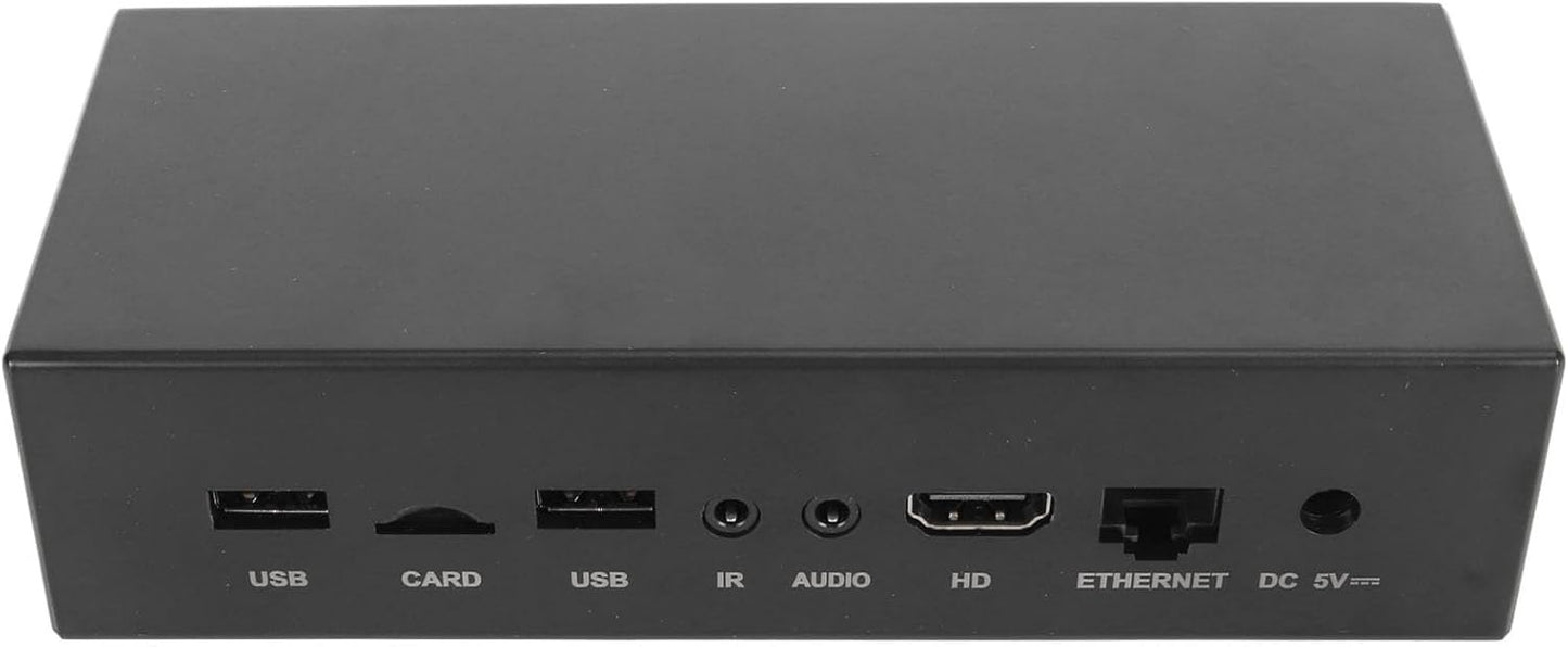 4K Media Player, HD Multimedia Interface 2.4/5.8GHz WiFi USB 2.0 Digital Media Player 100â€‘240V RJ45 for TV (AU Plug)