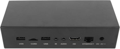 4K Media Player, HD Multimedia Interface 2.4/5.8GHz WiFi USB 2.0 Digital Media Player 100â€‘240V RJ45 for TV (AU Plug)
