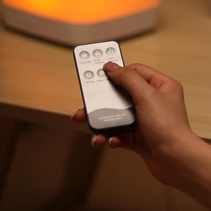 cogae Flame Humidifier Essential Oil Diffuser Air Humidifier with Remote Control 800ml Aroma Diffuser 7-Color Night Light