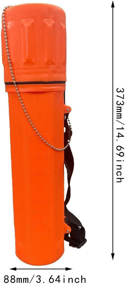 koolsoo Welding Rod Holder Welding Rod Storage Tube Workspace Organization Airtight Airproof Welder Accessories Welding Rod Canister, Orange