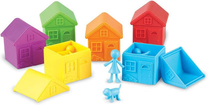 Learning Resources All About Me Sorting Neighborhood - 42 Pieces, Ages 3+ Social Emotional Learning Toys, Toddler Learning Toys