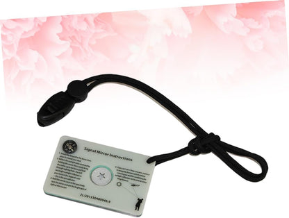 Totority Daylight Signal Mirror Reflective Outdoor Survival Mirror for Camping Hunting and Emergency