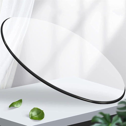 Custom Glass Tabletop, Round Tempered Glass Dining Table Replacement, Fits 38 cm, 50 cm, 75 cm, 88 cm, 100 cm, Perfect for Dining Room Decor