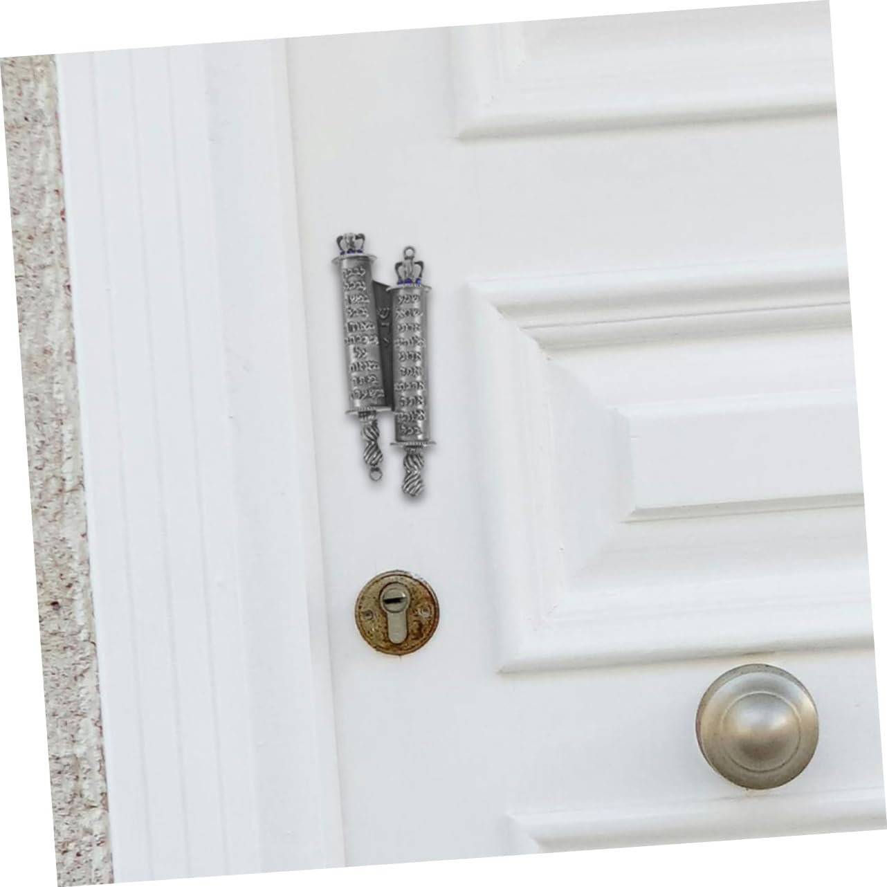 TOPBATHY 2 Set Cancello Sacro Rotolo Decorazione per la benedizione della casa Kit Porta cattolico oggettistica casa Decorazione casa Decorazione mezuzà Arredamento casa Carta