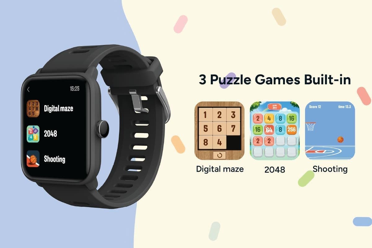 Kogan Play 3 Kids Smart Watch (Black) - KAPY3SWBLKA