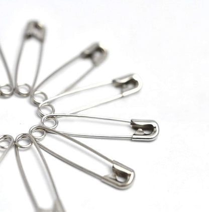 vrupin 1000Pieces -Safety Pins, 1.1 Inch Safety Pins Clothing Clips Tool 28mm Decorative Safety Pins Assorted, Sewing Accessories Kit.