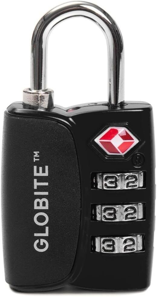 Globite TSA Combination Lock 1pk, Black