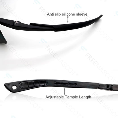 FreeMascot 200nm-2000nm Red Light Therapy Safety Glasses For Laser Cosmetology Operator Eye Protection and Laser Hair Removal Treatment, Tanning