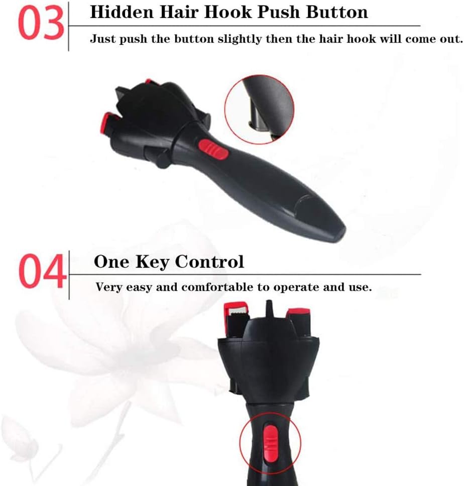 Sunydog Electric Hair Braider, Automatic Hair Braiding Tool with Quick Twist Smart Hair Tools DIY Hair Braiding Machine