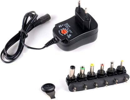 JZK Universal Charger 12W 3V / 4.5V / 5V / 6V / 7.5V / 9V / 12V Power Supply Adapter for Home Electronics Speakers Radio Smartphones Security Cameras