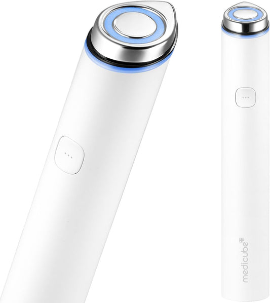 medicube Mini Booster Pro White | Affordable At-Home Facial Skin Care Tool for Beginners - Portable Glow Booster for Glass Skin, Boosting Skin Care Absorption, Skin care for teens, Korean Skin Care