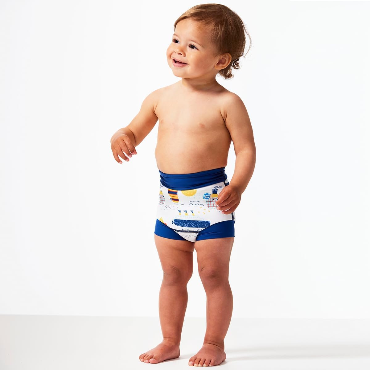 Splash About Happy Nappy Swim Diaper, Tug Boats, 0-3 Months