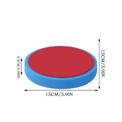 Wax Applicator Pad, Reusable Polishing Pad, Soft Foam Construction, Scratch- Detailing Tool, Ideal for Automotive Interior, Exterior, Tires, Dashboard, Wheel, Cleaning