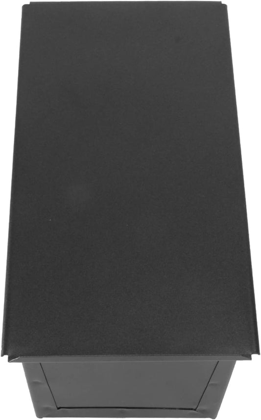 Operitacx Black Loaf Pan with Lid Non-Stick Toast Bakeware for Home Baking for Delicious Sandwich Bread Capacity Easy to Clean and Heat Conductive Design