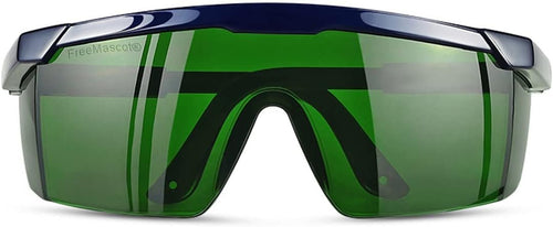 FreeMascot 190nm-2000nm Red Light Therapy Safety Glasses For Laser Cosmetology Operator Eye Protection and Laser Hair Removal Treatment, Tanning