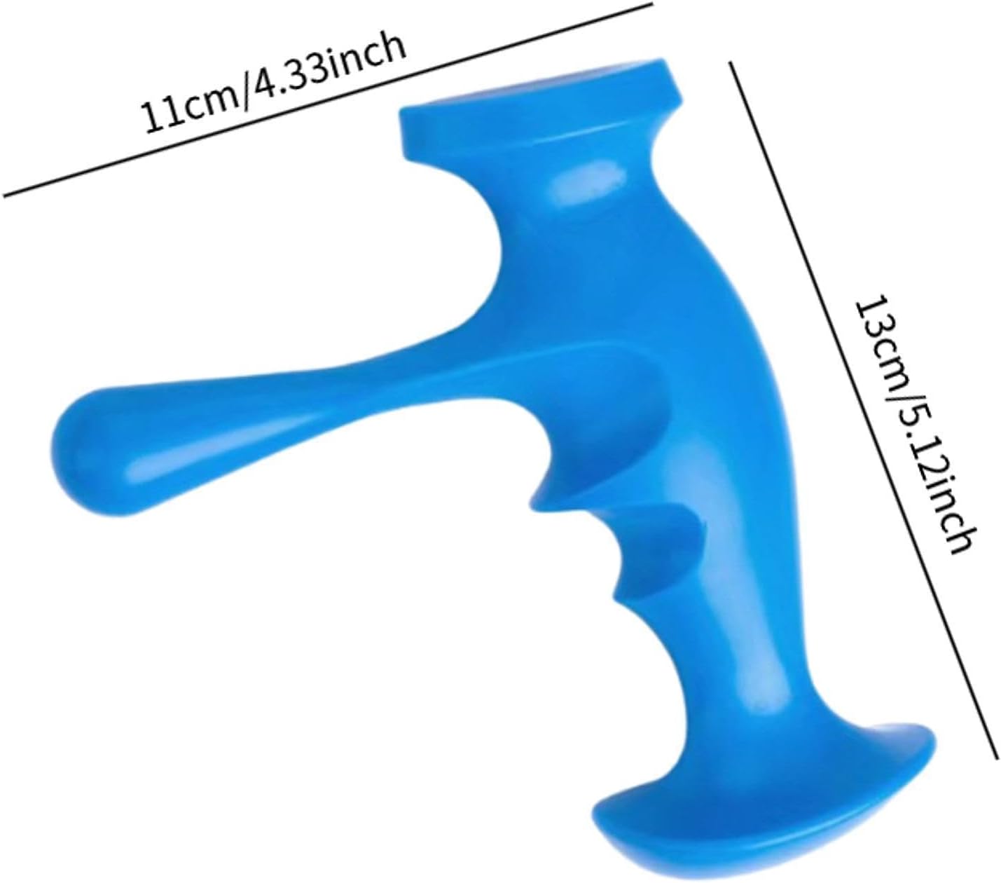 LeeQinersw Portable T Shaped Massager for Full Body Relief, blue