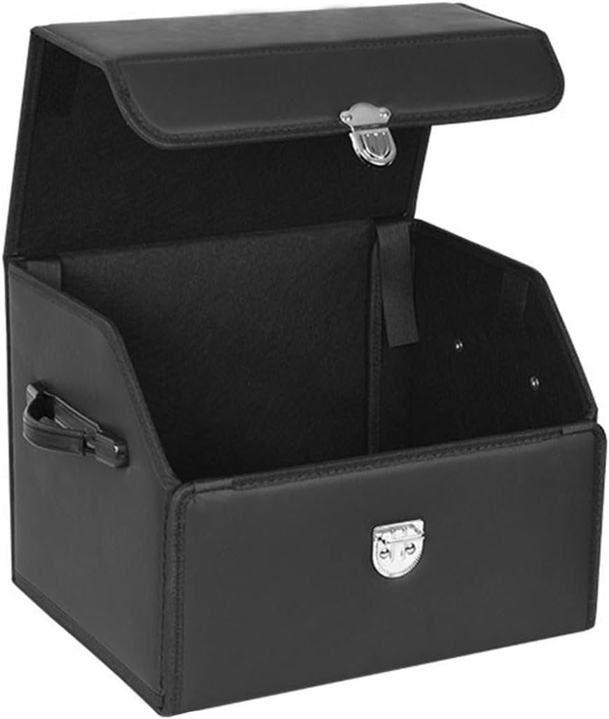 Car Trunk Organizer for Mini Countryman ALL4 F54 F55 F56 F57 F60,Large Capacity Multi Compartment Car Trunk Storage Box,Collapsible Car Storage Organizer,S-B