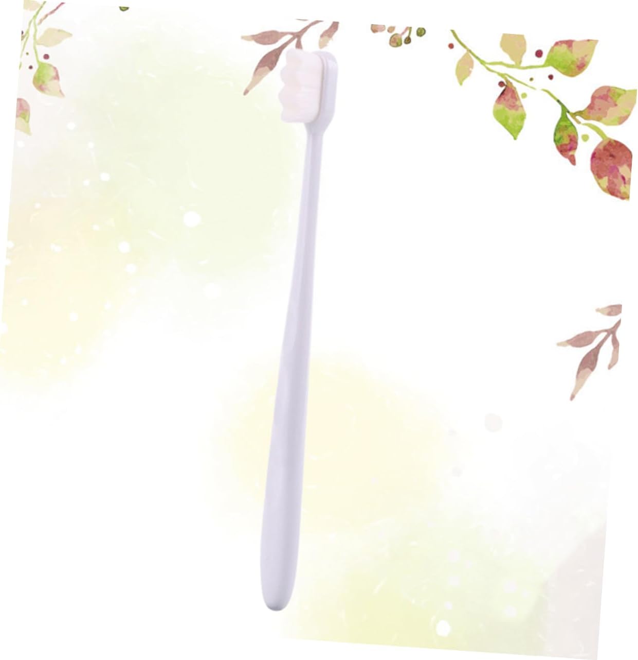 Baluue Micro-nano Soft Bristle Toothbrush Oral Care Tool White Hair White Handle Ergonomic Design