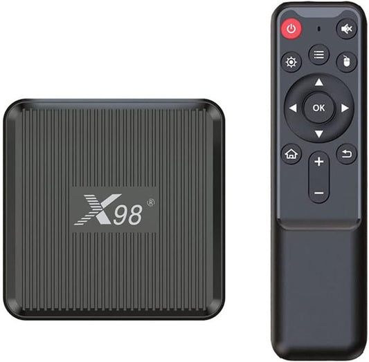 Android 11.0 TV Box,X98Q Amlogic S905W2 Quad Core X96Q Upgraded RAM 2GB ROM 16GB Dual WiFi 2.4G/5.8G 4K 6K AV1 Home Smart Media Player Android TV Box Set top Box