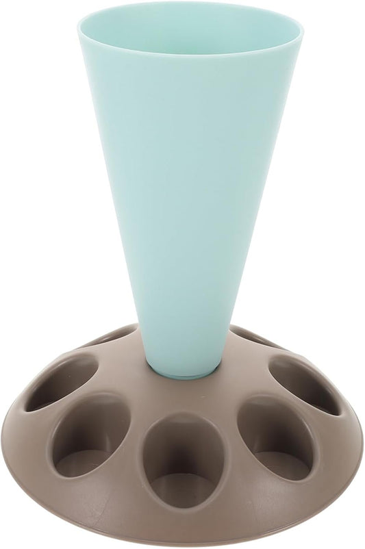 FUNNETOYU Icing Bag Stand with Multi Slots for Piping Bag Nozzles Storage for Cake Decorating Easy to Use Stylish Design for Baking and Food Prep