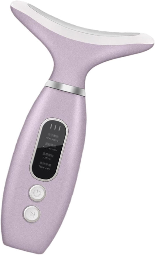 Neck Face Massager, Portable Facial Massager for Skin Care, Face Lift Device, Skin Beauty Device for Face and Neck, Portable Electric Face Massager